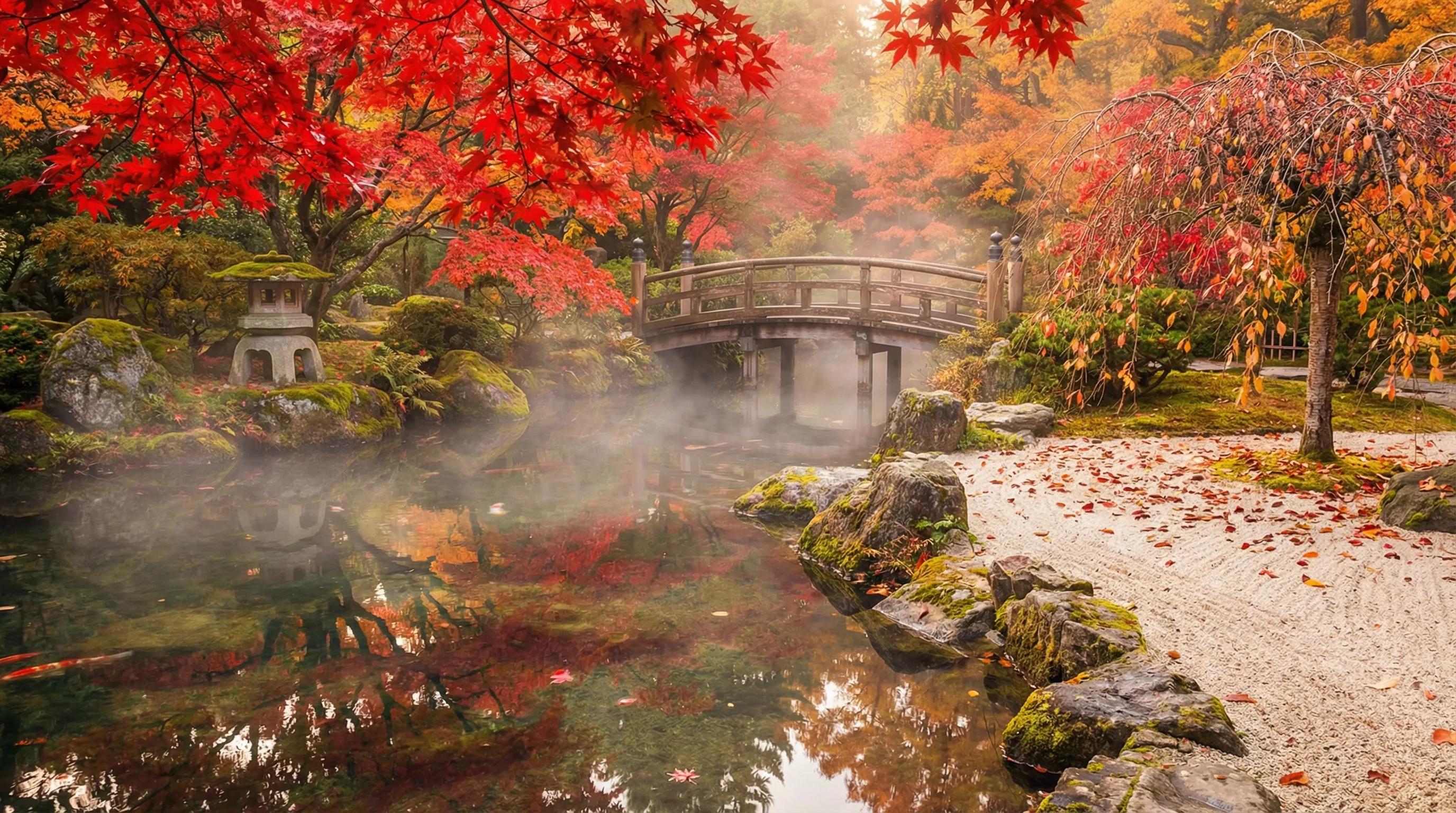 人妻视频热门视频 - 日式庭院秋韵